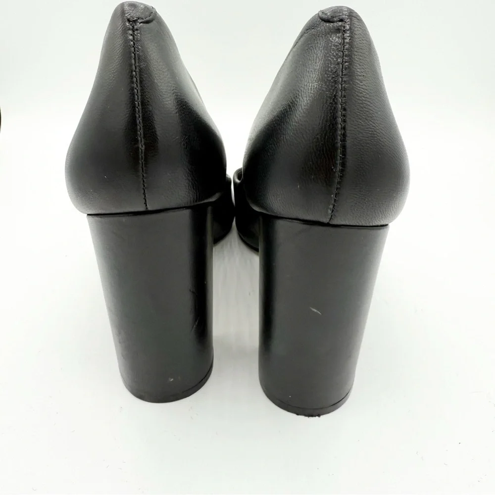 Massimo Matteo Anna Black Pumps Heels Shoes Quiet Luxury Career Professional
